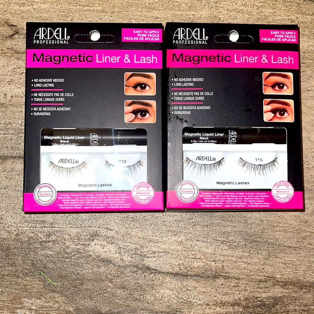 Magnetic liner and lash